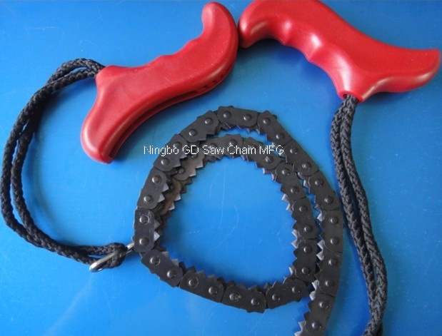 Portable Camping Hand Chain Saw With T Shape Handles